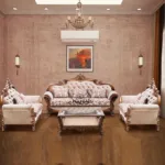 Champagne-golden-pu-polish-velvet-and-jacquart-upholstery-centre-table-with-glass-top-handcarved-customised-carving-background