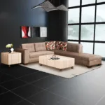 Velvet-fabric-wooden-frame-with-foam-padding-teak-wood-legs-background-1
