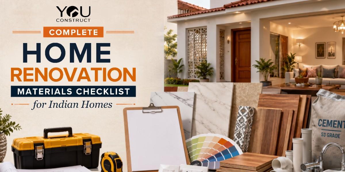 Complete Home Renovation Materials Checklist for Indian Homes